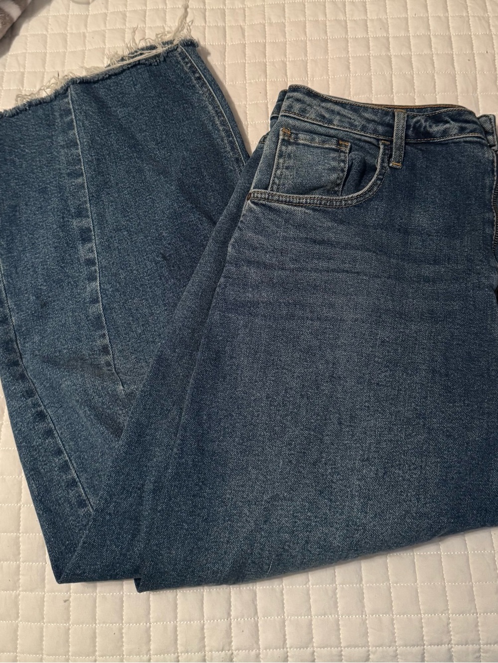 Classic women’s Dark Blue barrel Jeans